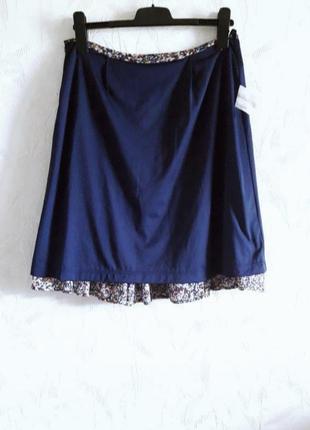Воздушная шифоновая юбка на подкладке из стрейчевого трикотажа от esprit2 фото
