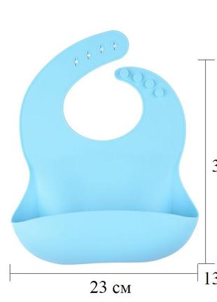 Набор посуды силиконовая тарелка с ложкой и слюнявчик бежевые nts1-y24