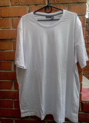 Базовая футболка хлопковая однотонная livergy 52-542 фото