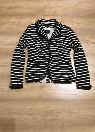 Жакет блейзер піджак zara в смужку