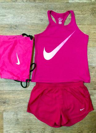 Літній спортивний костюм(р. s)nike dry fit + рюкзак nike оригінал