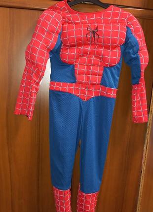 Костюм людина павук spider-man з м'якими м'язами ранок новий рік хеллоуїн супермен