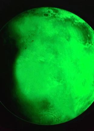 Наклейка планета сонячної системи уран світиться в темряві 30см. світиться стікер на стіну!2 фото