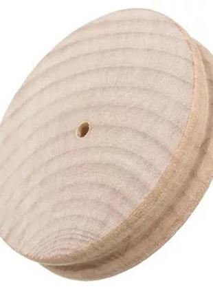 Слікер для шкіри полірувальний круглий дерев'яний слікер для полірування краю шкіри