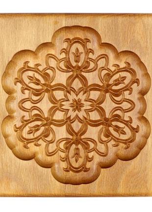 Пряникове дошка дерев'яна ромашка з натурального дерева для випікання пряників в домашніх умовах