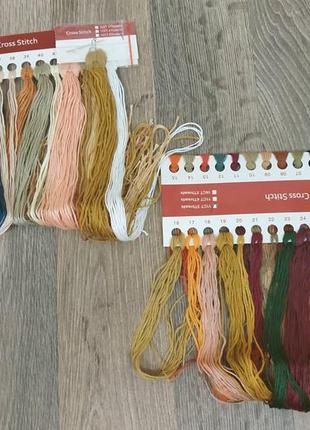 Набір для вишивки хрестом "солодка парочка друзів" 30*29 см6 фото