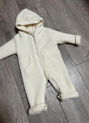 Демісезонний комбінезон чоловічок вафельний