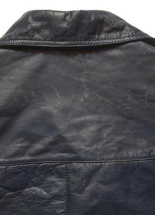 Раритетная винтажная мото куртка косуха 80-х belstaff type leather motorcycle jacket9 фото