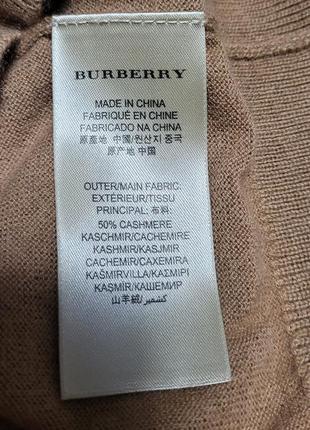 Свитер burberry (кашемир/коттон)9 фото