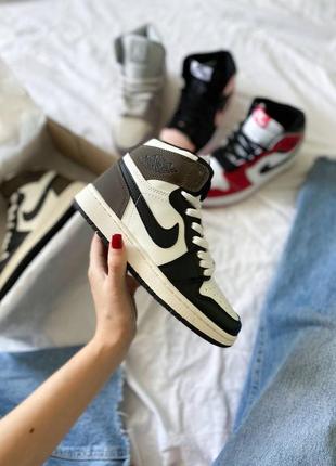 Кросівки nike air jordan retro high dark mocha