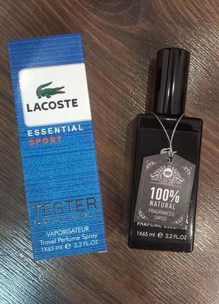 Парфум lacoste essential sport 65 мл ,тестер парфуми