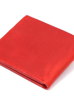 Жіноче невелике вінтажне портмоне shvigel 16455 червоний2 фото