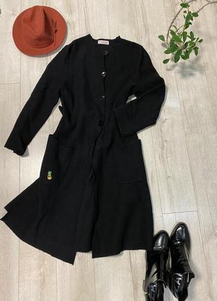 Шерстяний кардіган пальто