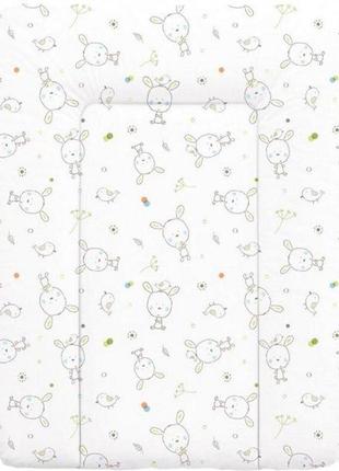 Матрас пеленальный на комод ceba baby 70*50 см мягкий dream roll-over white