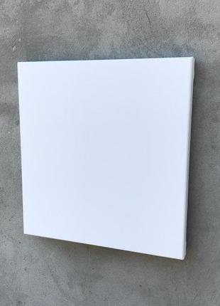 Белый холст для рисования на подрамнике 50х30см холст основа для живописи индивидуальный размер на заказ
