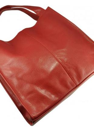 Кожаная женская сумка. есть цвета черная, бордовая, зеленая, бронза, розовая фото в личку1 фото