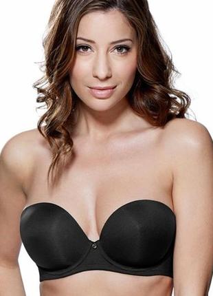 36d 80д гладкий бюстгальтер балконет с пуш ап без бретель