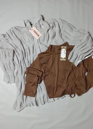 Сіра oversize блуза missguided 4