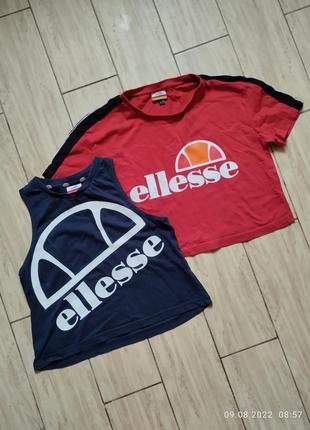 Майка-топ та вкорочена футболка ellesse