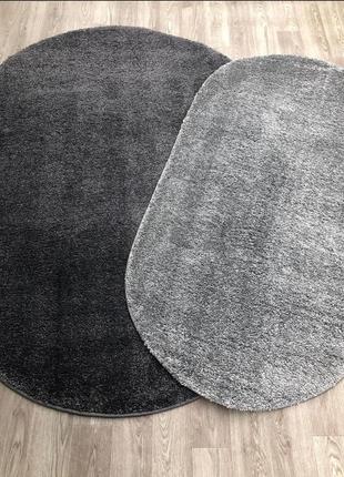 Ворсисті килими різних розмірів овальної та прямокутної форми7 фото