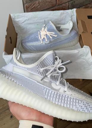 Женские кроссовки adidas yeezy boost 350 v2 (реф шнурки)#адидас2 фото