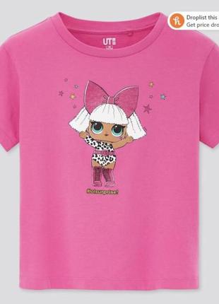 Футболка uniqlo с лол на 3 года