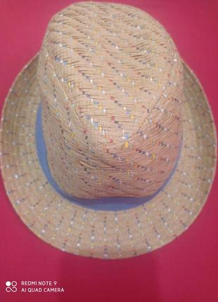 Натуральна стильна плетений капелюх панама на літо нова без етикетки