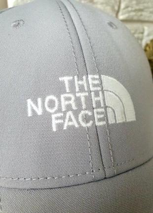 Кепка the north face серая оригинал бейсболка унисекс мужская6 фото