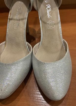 Свадебные туфли, размер 402 фото