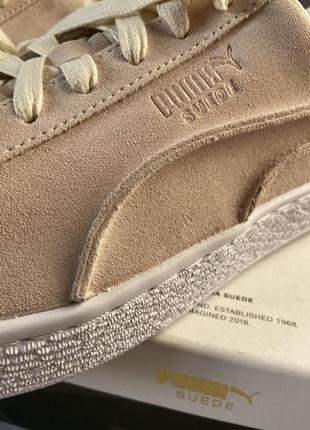 Чоловічі кросівки puma suede classic exposed seams4 фото