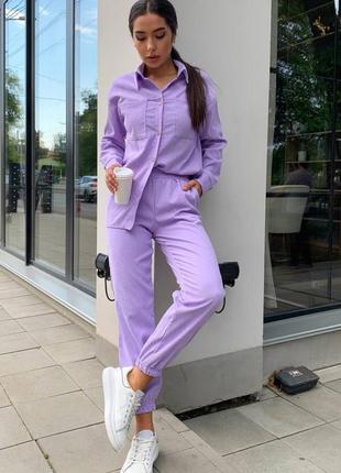 Костюм женский микровельвет