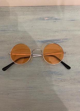Сонцезахиснi окуляри  помаранчового кольору3 фото