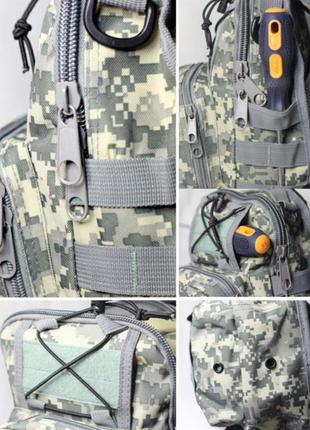 Тактическая военная сумка рюкзак oxford 600d coyote4 фото