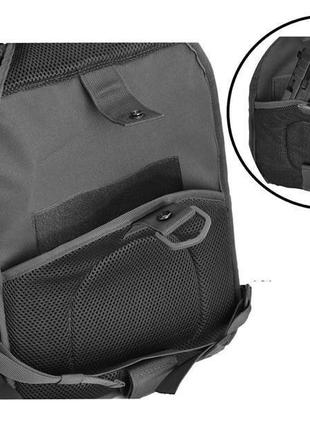 Сумка-рюкзак тактическая военная a92 800d, черная5 фото