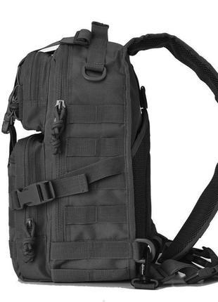 Сумка-рюкзак тактическая военная a92 800d, черная3 фото