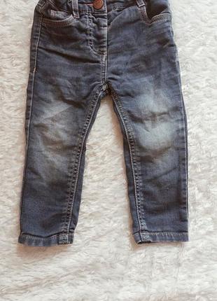 Джинси для дівчинки 9-12 міс