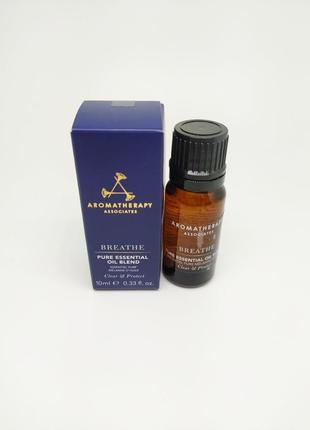 Заряджаючий енергією комплекс чистих ефірних олій aromatherapy associates breathe pure essential oil