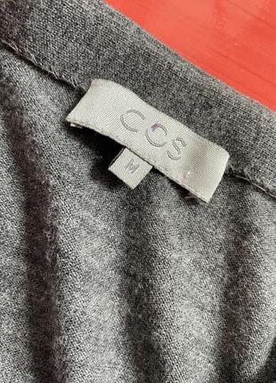 Шикарный легкий шерстяной кардиган свитер кофта cos/100%шерсть мериноса3 фото