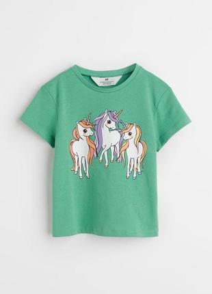 Класна яскрава футболка серії unicorn h&m3 фото