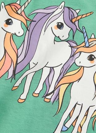 Класна яскрава футболка серії unicorn h&m4 фото