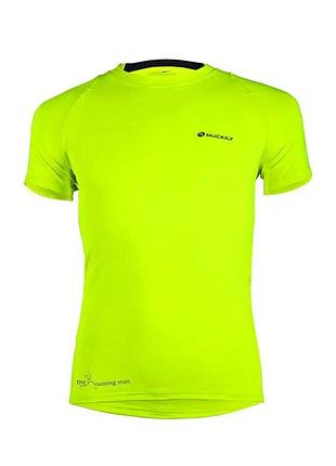 Чоловіча футболка для заняття спортом nuckily mg011 green 2xl спортивна