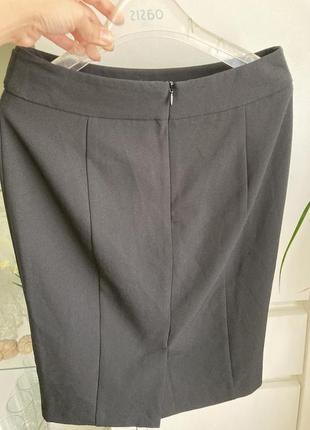 Papaya 8 s/m новая чёрная строгая деловая юбка миди юбка карандаш4 фото