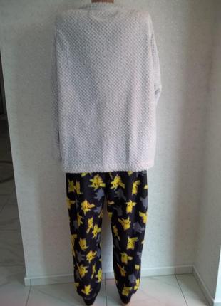 ( 50 / 52 р) george флисовая пижама женская б /у4 фото