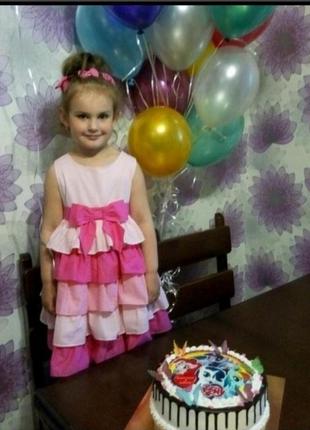 Плаття нарядне святкова для дівчинки ранок день народження