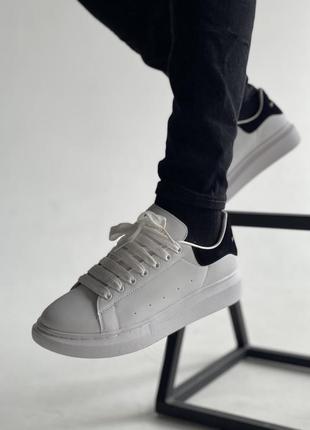 Жіночі кросівки alexander mcqueen low white black