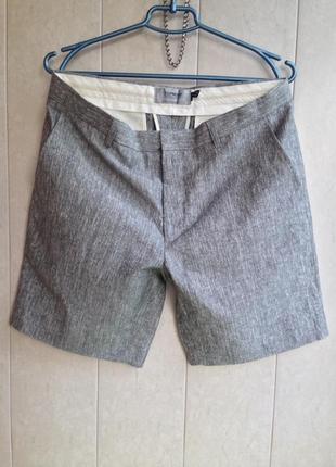 Шорты  лен / хлопок   topman