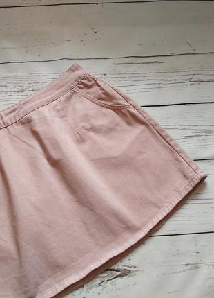 Світло рожева джинсова спідниця від denim co5 фото