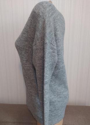М'якенький теплий сірий светрик кофта пуловер amisu2 фото