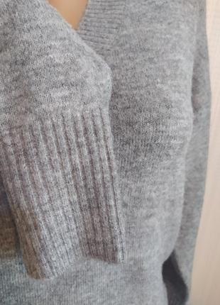 М'якенький теплий сірий светрик кофта пуловер amisu3 фото