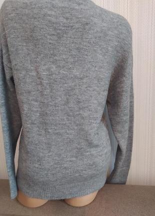М'яка якенький теплий сірий светрик кофта пуловер amisu4 фото
